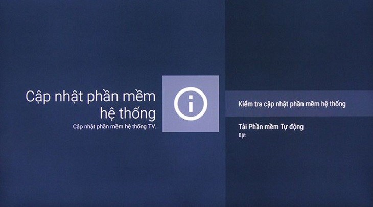 Cập nhật phần mềm tivi thường xuyên để cải thiện tốc độ Smart tivi