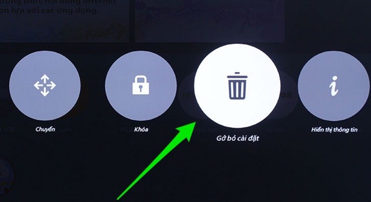 Xóa bớt các ứng dụng để cải thiện tốc độ cho Smart tivi