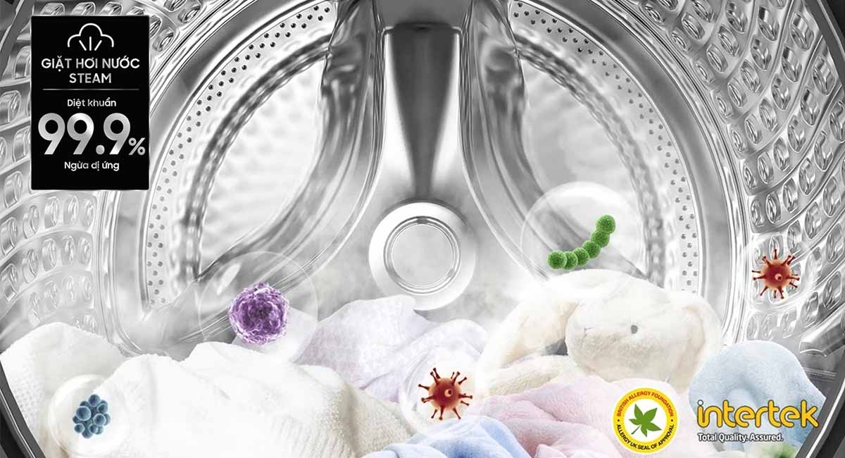 Giặt hơi nước diệt khuẩn Hygiene Steam