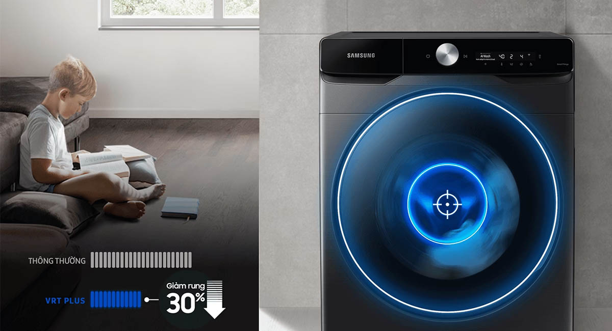 VRT Plus ™ giảm rung ồn đến 30%