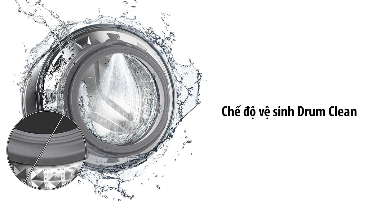 Chế độ vệ sinh Drum Clean