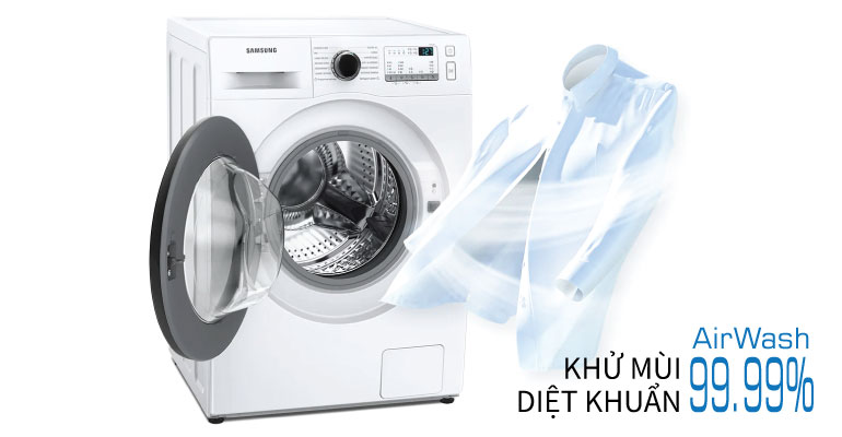 Máy giặt lồng ngang Samsung Inverter 9.5Kg+sấy 6Kg WD95T4046CE/SV