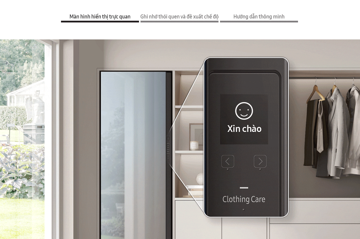 Giải pháp chăm sóc áo quần thông minh